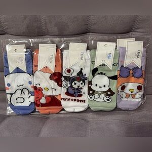 Cute Character Socks Set - 10 pairs